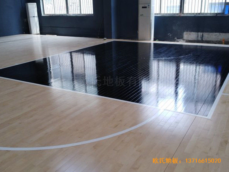 山東同昌23號(hào)籃球館體育地板鋪裝案例4