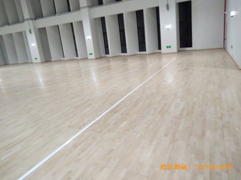 浙江寧波象山分?；@球館體育地板鋪裝