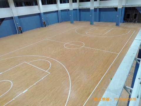 山東實驗二小青島分?；@球館體育木地