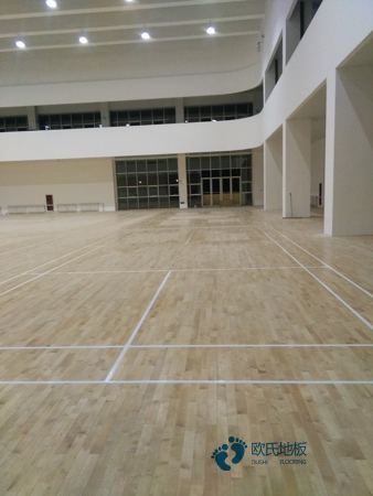 校園運(yùn)動場館地板施工單位1